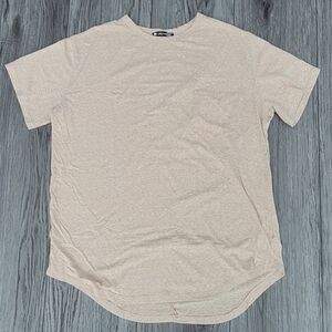 H&M Urban Crew Beige Men's Short Sleeve Tee